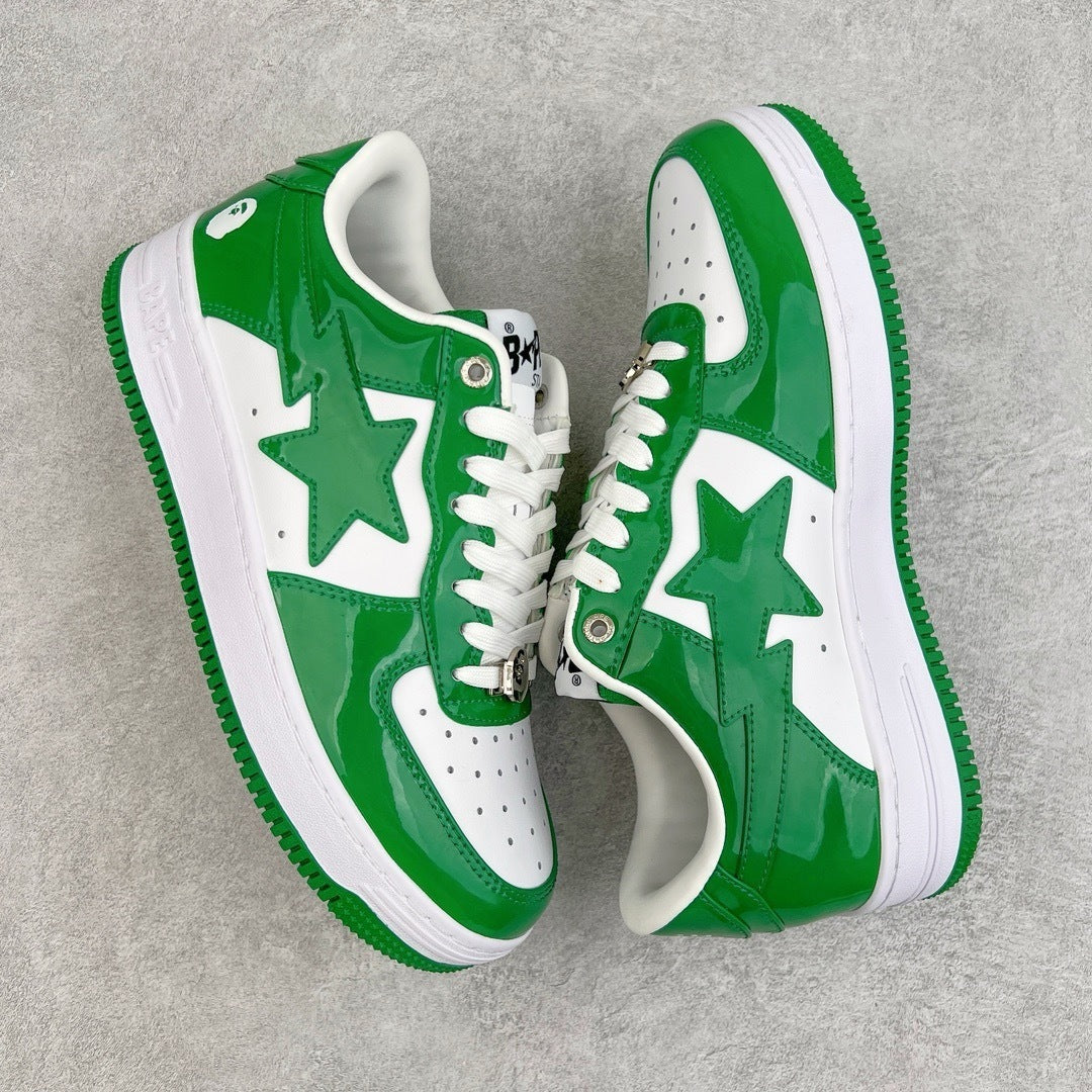 A Bathing Ape Bape Sta Low Verde