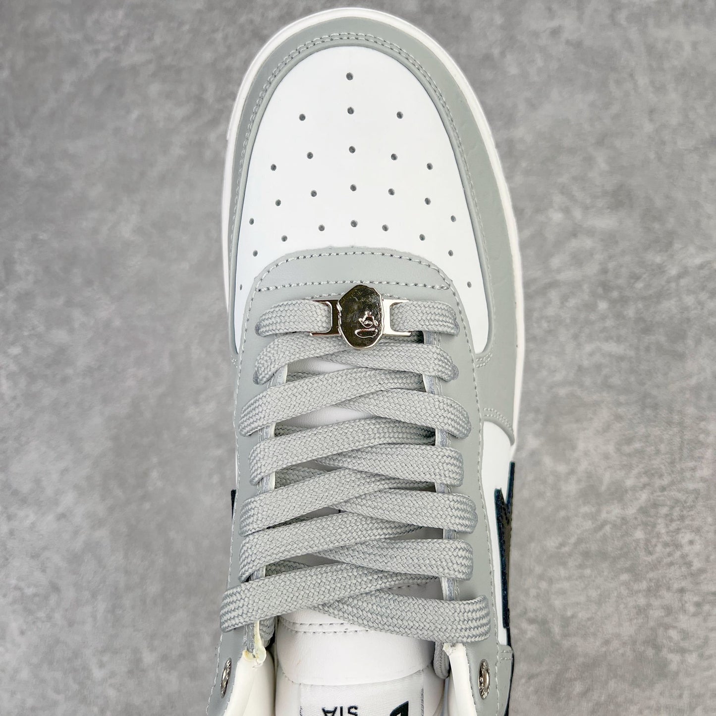 A Bathing Ape Bape Sta Low Gris Negro