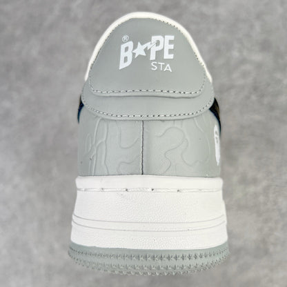 A Bathing Ape Bape Sta Low Gris Negro