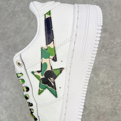 A Bathing Ape Bape Sta Low Blanco ABC Camo Verde