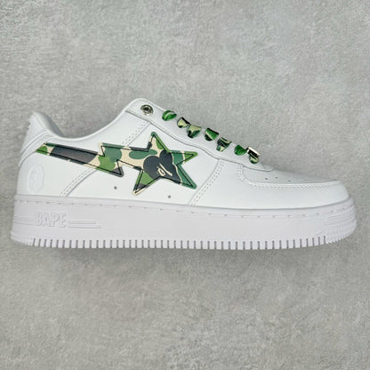 A Bathing Ape Bape Sta Low Blanco ABC Camo Verde