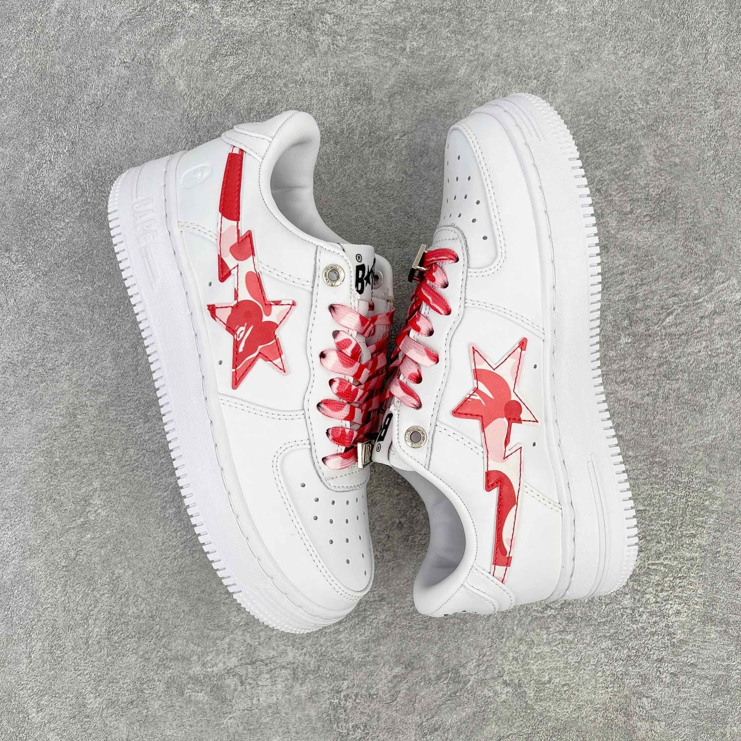 A Bathing Ape Bape Sta Low Blanco ABC Camo Rosa