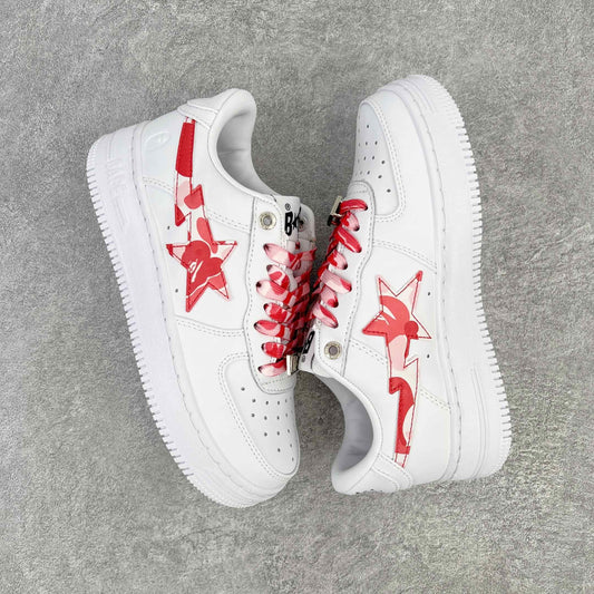 A Bathing Ape Bape Sta Low Blanco ABC Camo Rosa