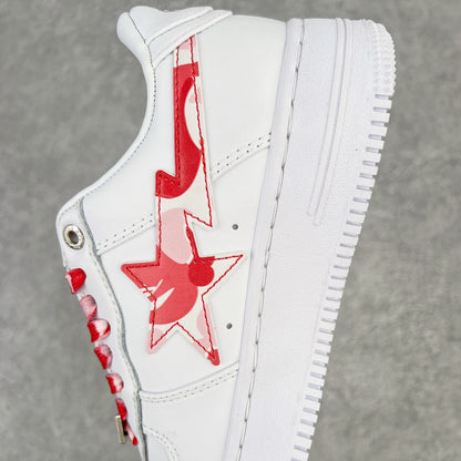 A Bathing Ape Bape Sta Low Blanco ABC Camo Rosa