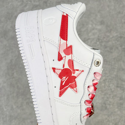 A Bathing Ape Bape Sta Low Blanco ABC Camo Rosa
