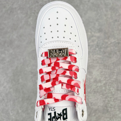 A Bathing Ape Bape Sta Low Blanco ABC Camo Rosa