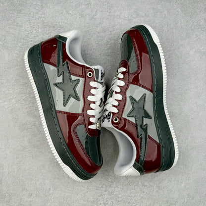 A Bathing Ape Bape Sta Nostalgic Bordó Gris