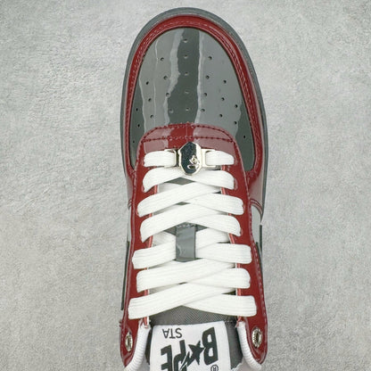 A Bathing Ape Bape Sta Nostalgic Bordó Gris