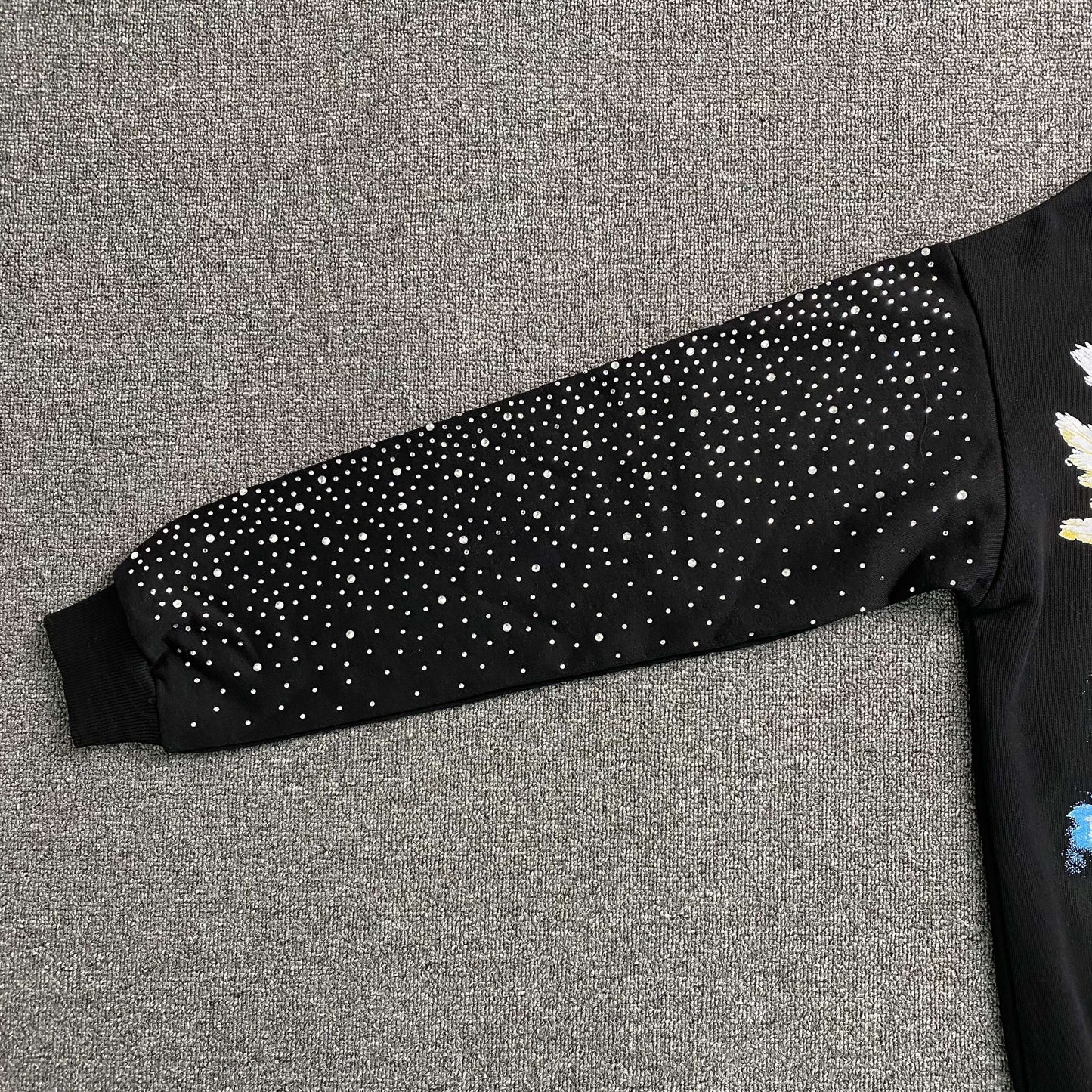 Buzo Mixed Emotion Fallen Angels Rhinestone Negro