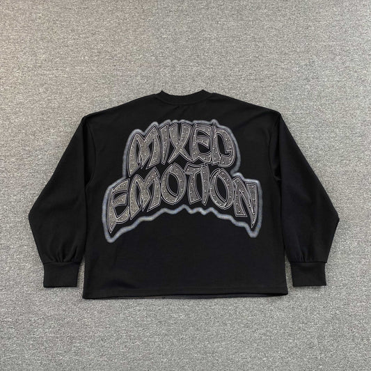 Remera Mixed Emotion Sunrise Negra