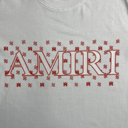 AMIRI MA PAISLEY TEE WHITE