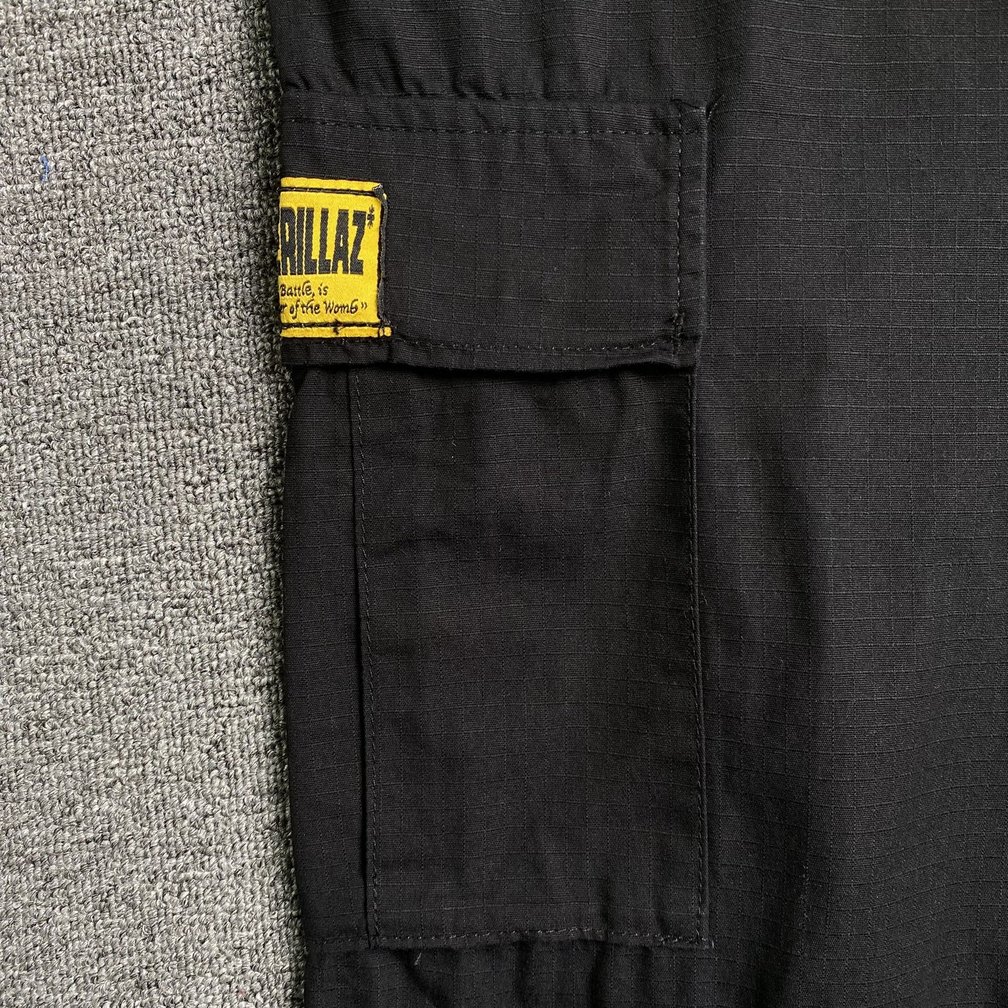 CORTEIZ GUERILLAZ CARGOS BLACK/YELLOW