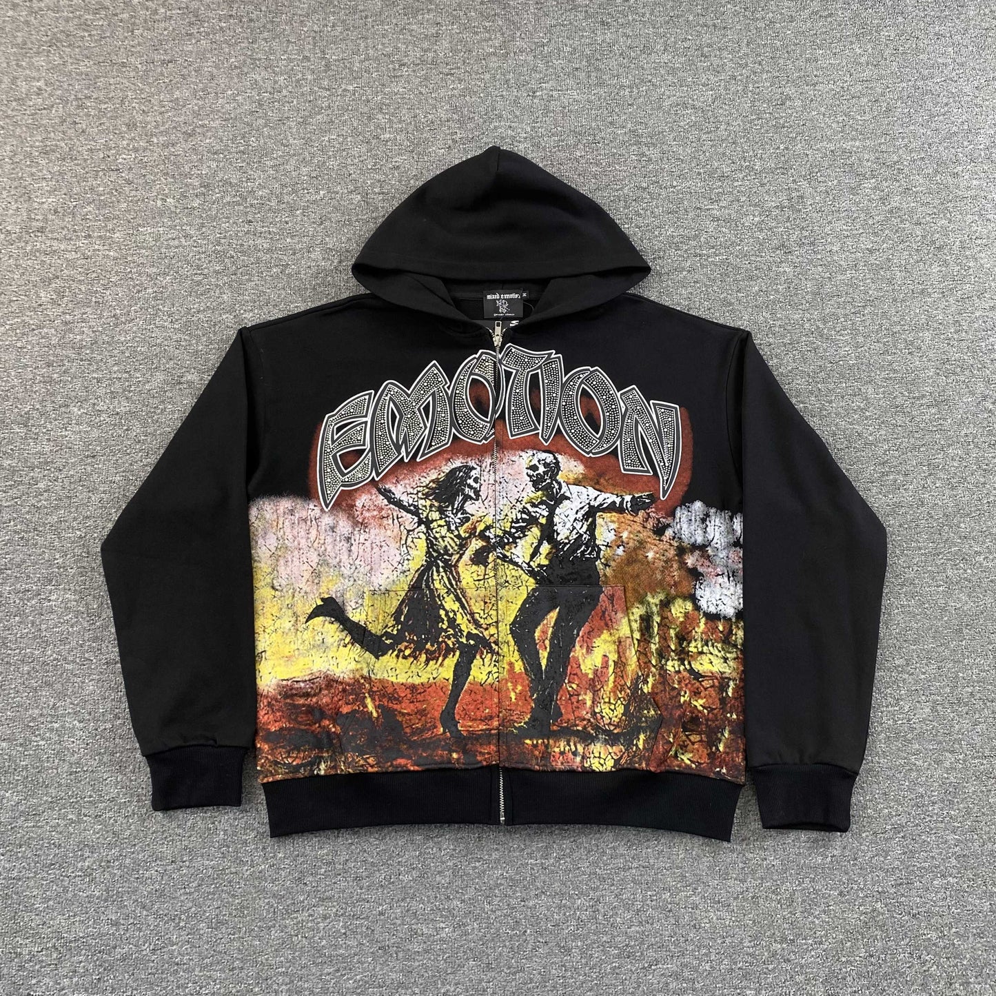 Campera Mixed Emotion Last Dance Negra