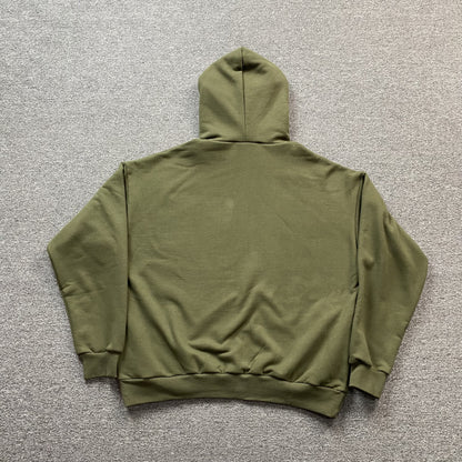 FEAR OF GOD ESSENTIALS HOODIE MILITARY