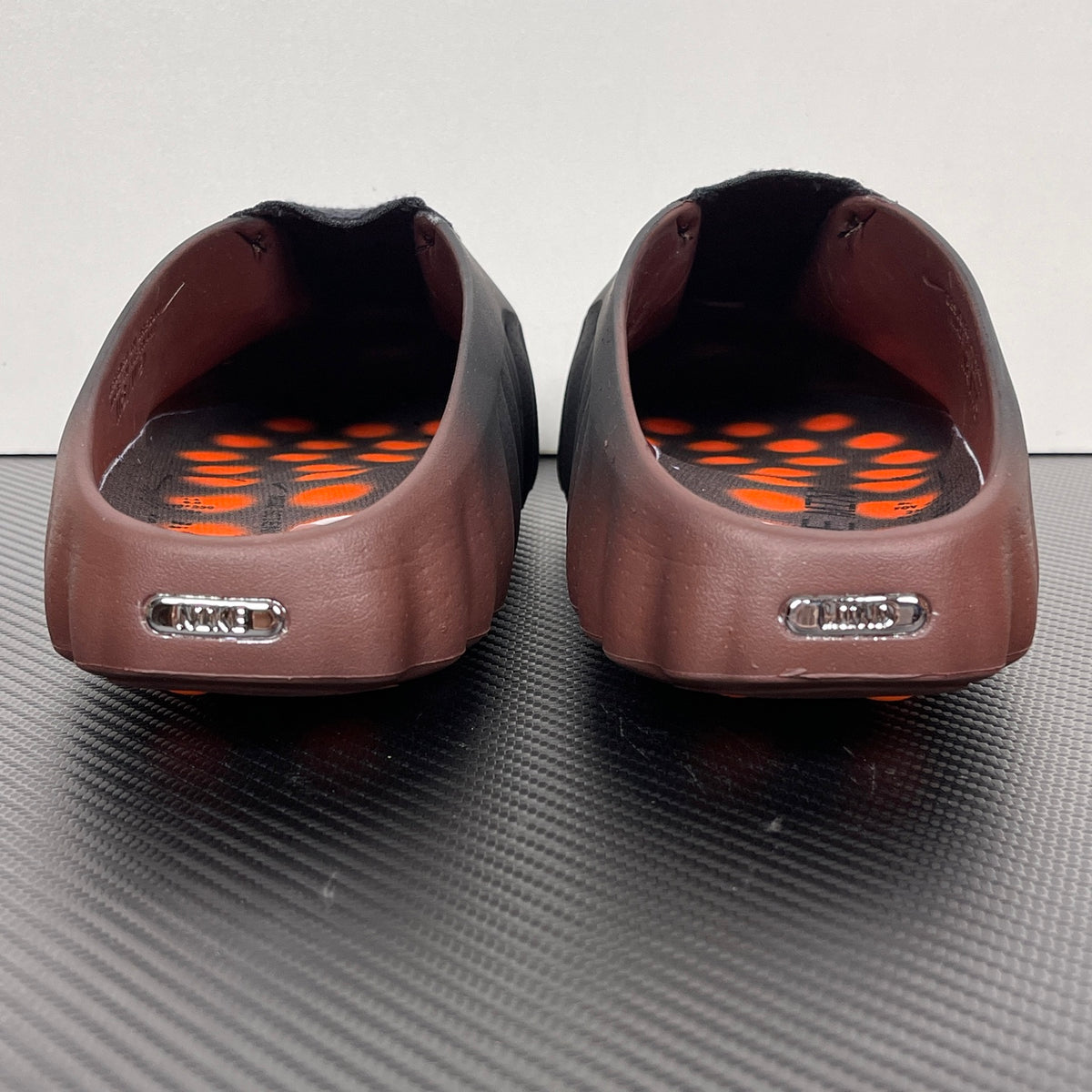 Nike Mind 001 Flyknit Slide Bronze Eclipse Total Orange