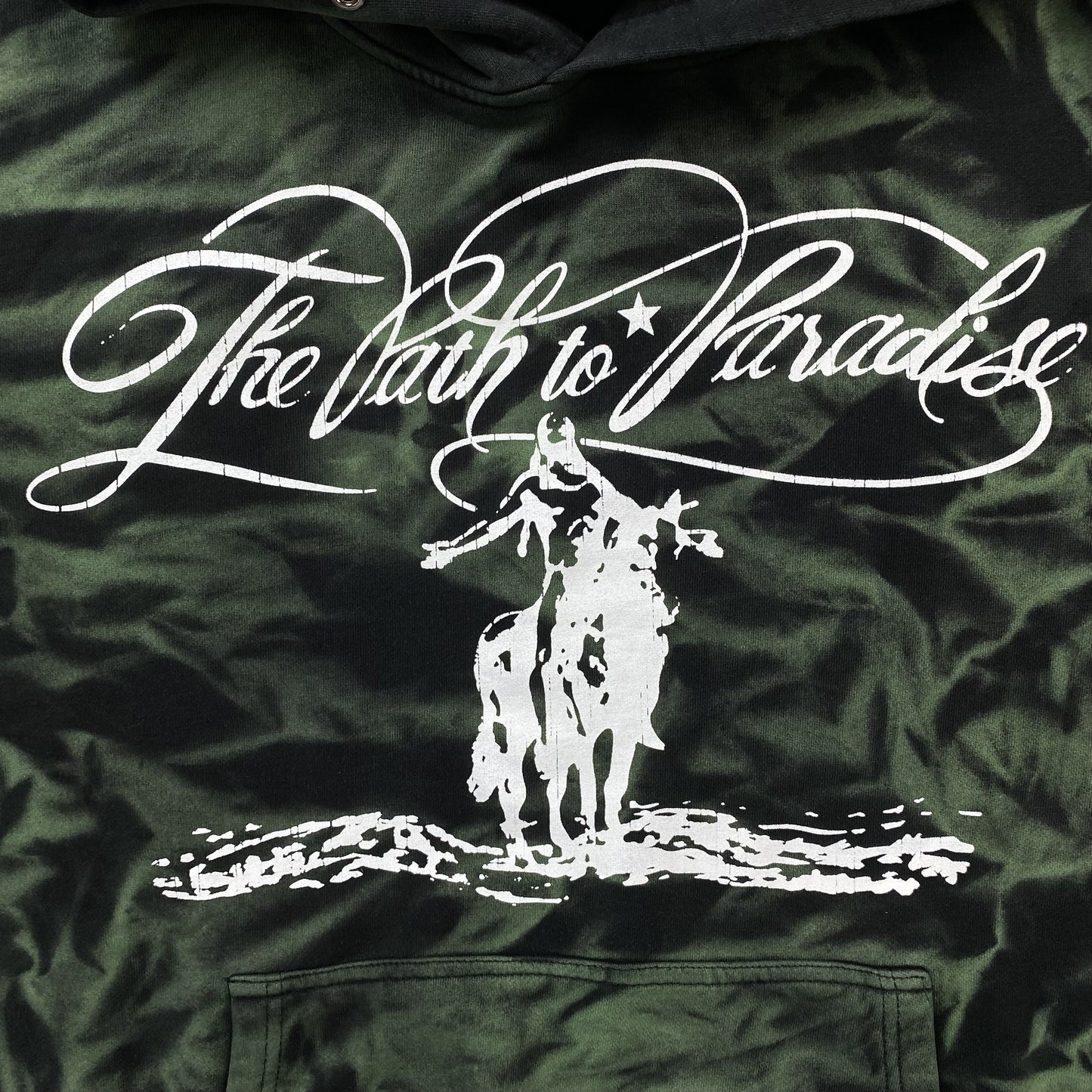 HELLSTAR PATH TO PARADISE HOODIE MARBLE GREEN