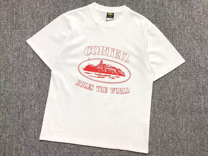 CORTEIZ ALCATRAZ RULES THE WORLD TEE WHITE