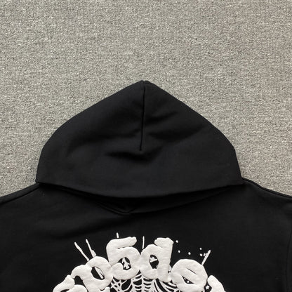 SP5DER OG WEB HOODIE BLACK