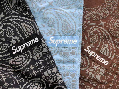 Pantalón Supreme Reflective Bandana Celeste