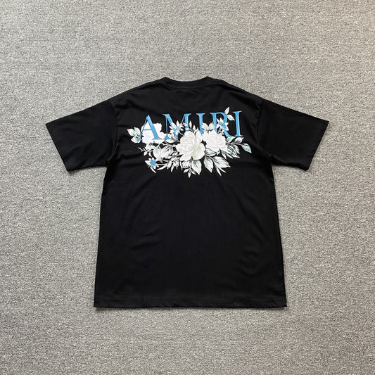 amiri-floral-logo-tee-black-Drip Store Argentina