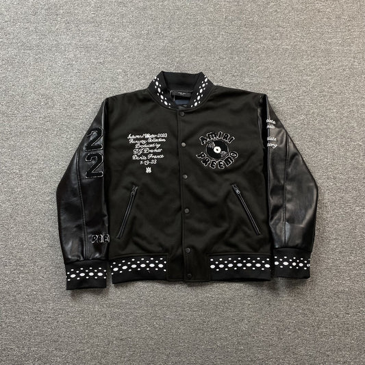 amiri-premier-record-bomber-jacket-black-Drip Store Argentina