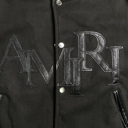 amiri-staggered-logo-varsity-jacket-black-3-Drip Store Argentina