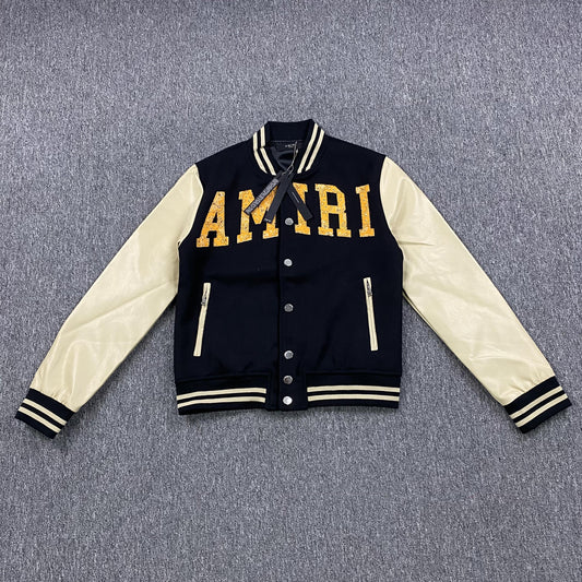amiri-vintage-varsity-bomber-jacket-black-Drip Store Argentina