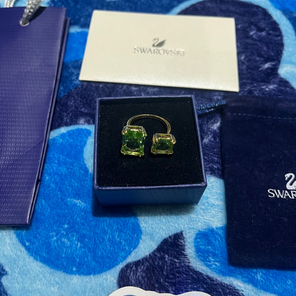 Anillo Swarovski Millenia Verde