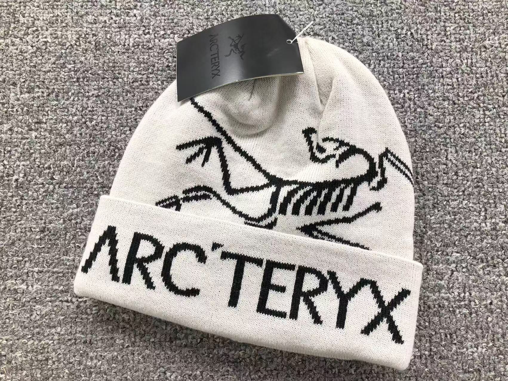 arcteryx-bird-word-toque-beanie-white-Drip Store Argentina