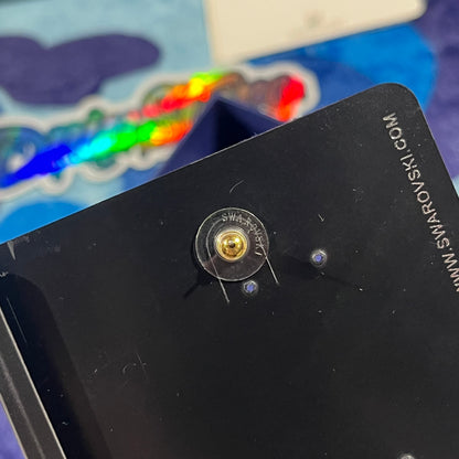 Aros Swarovski Angelic Dorados