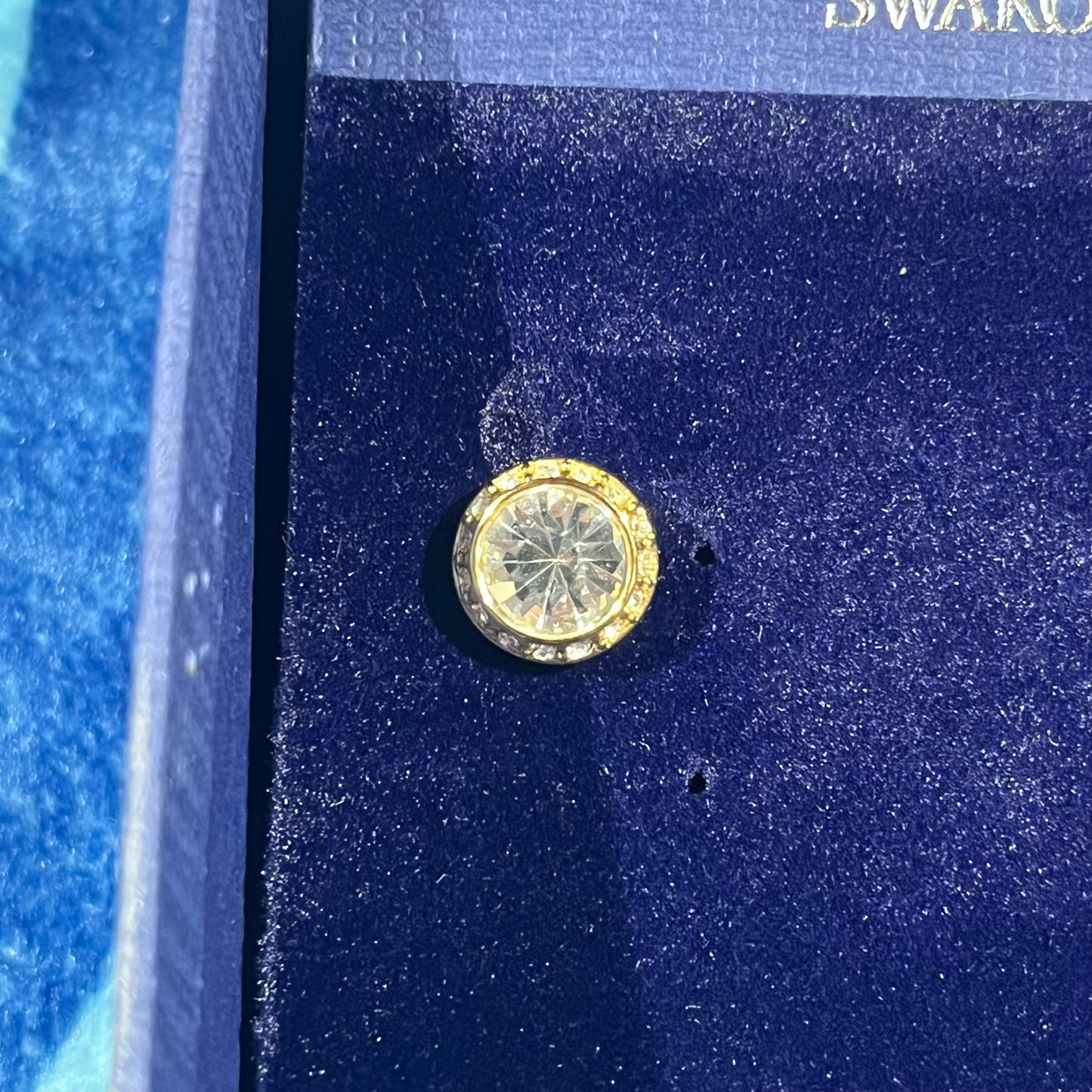 Aros Swarovski Angelic Dorados