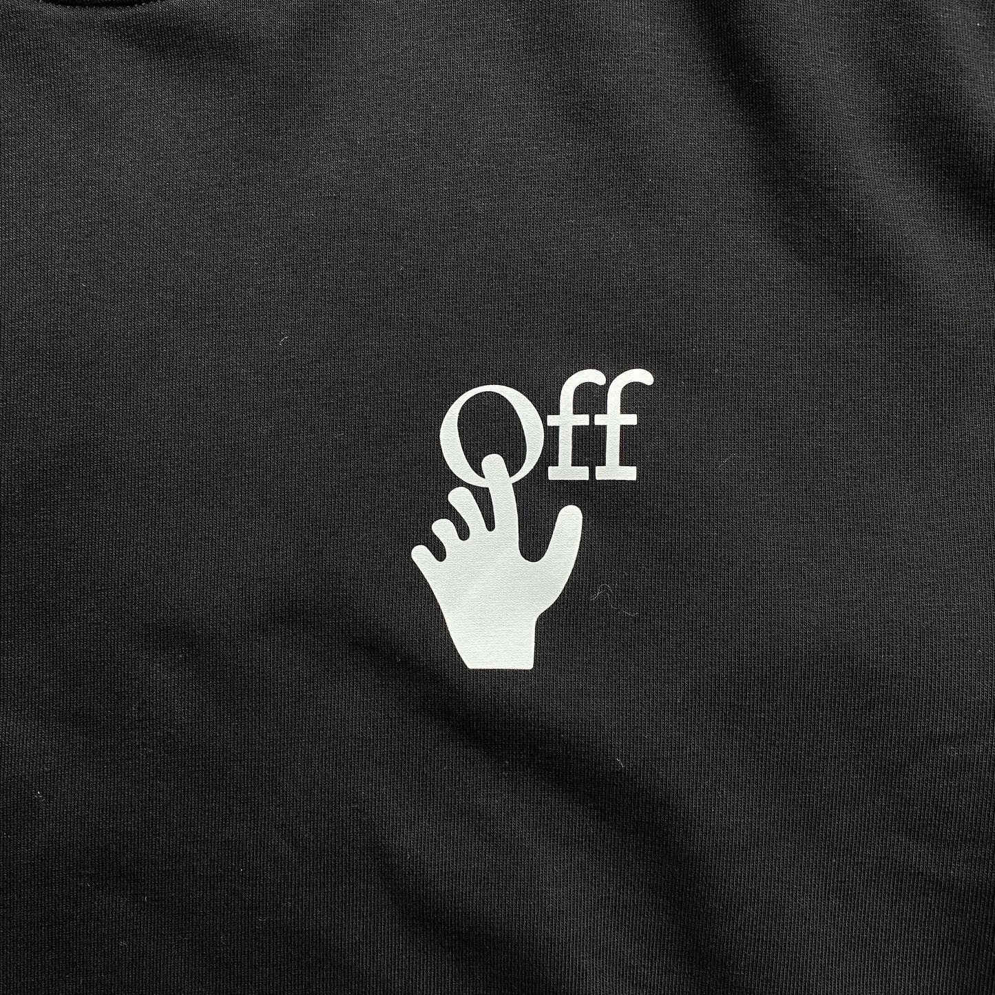 OFF WHITE AGREEMENT CREWNECK BLACK