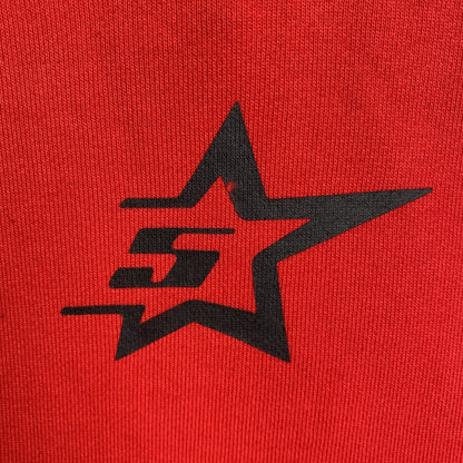 SP5DER P*NK V2 HOODIE RED