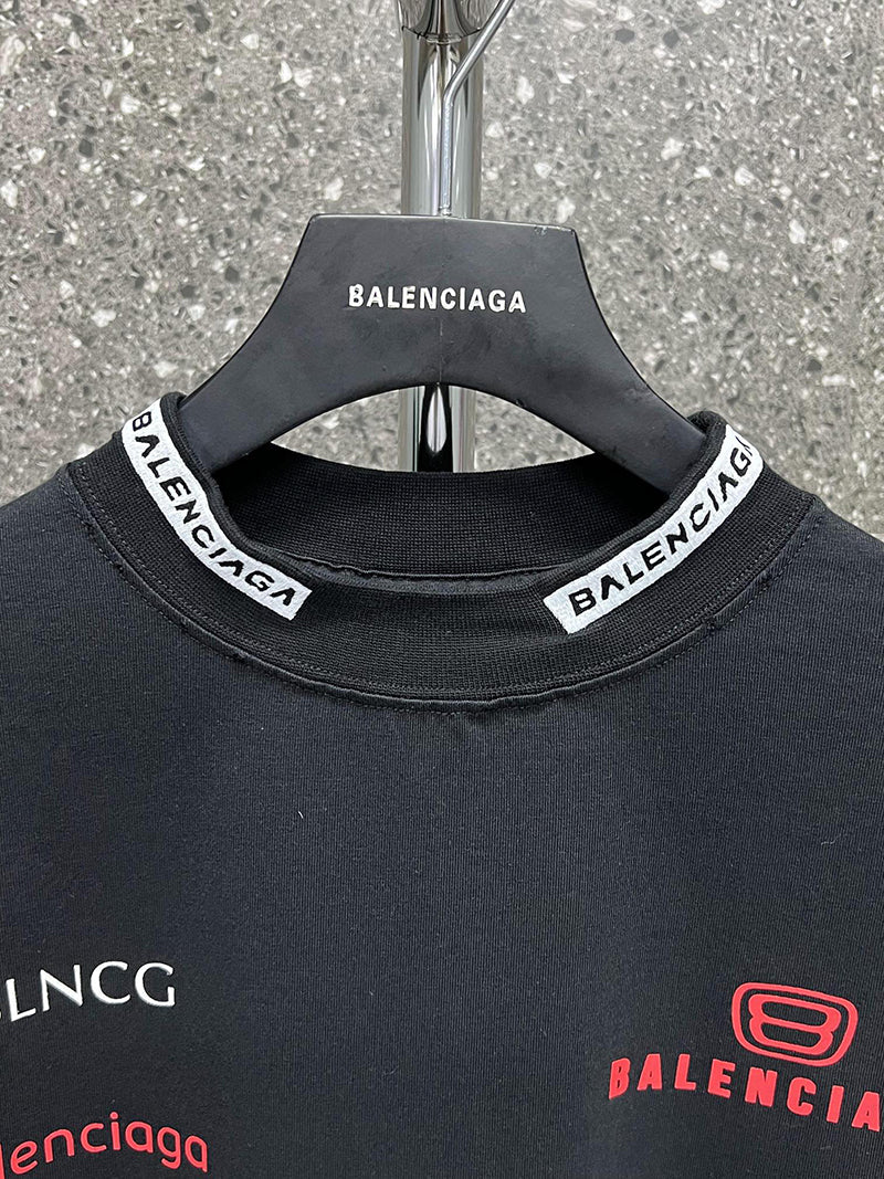 BALENCIAGA TOP LEAGUE T-SHIRT BLACK