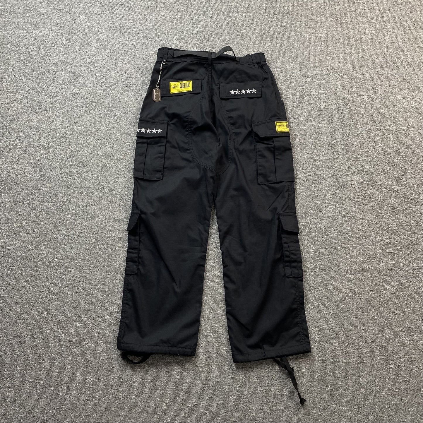 CORTEIZ 5 STARZ GUERILLAZ CARGO PANT BLACK