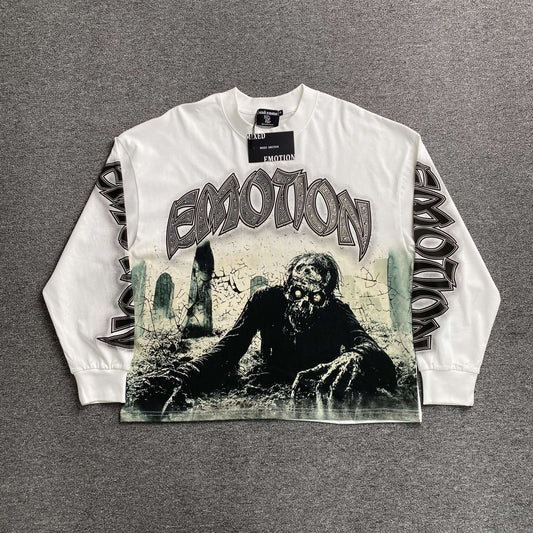 Remera Mixed Emotion Resurrection Blanca