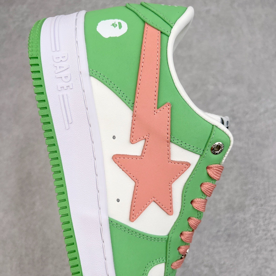 A Bathing Ape Bape Sta Low Verde Pastel 