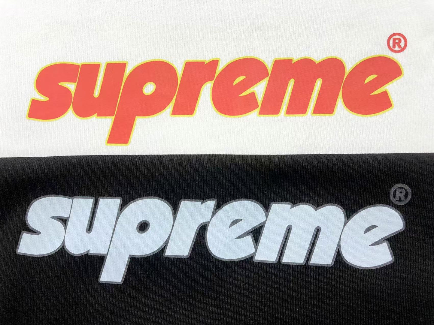 SUPREME PINLINE TEE BLACK