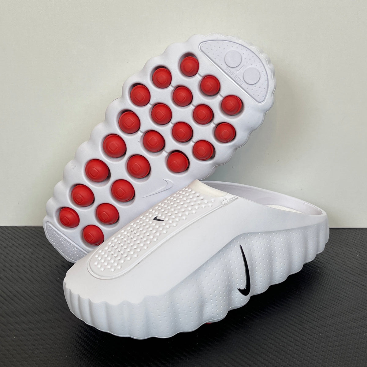 Nike Mind 001 Slide White Speed Red