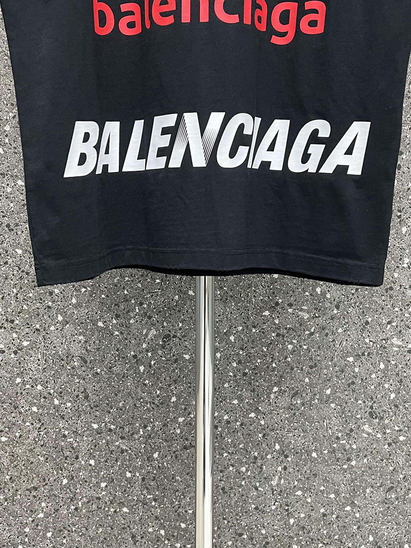 BALENCIAGA TOP LEAGUE T-SHIRT BLACK