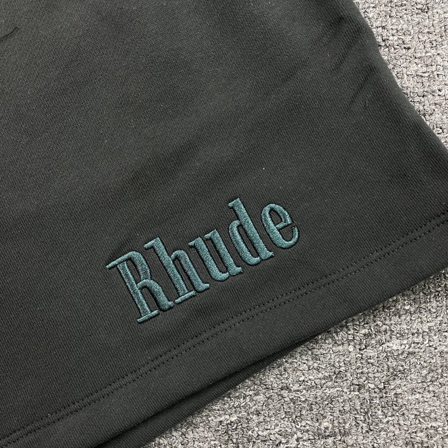 RHUDE SHORTS BLACK