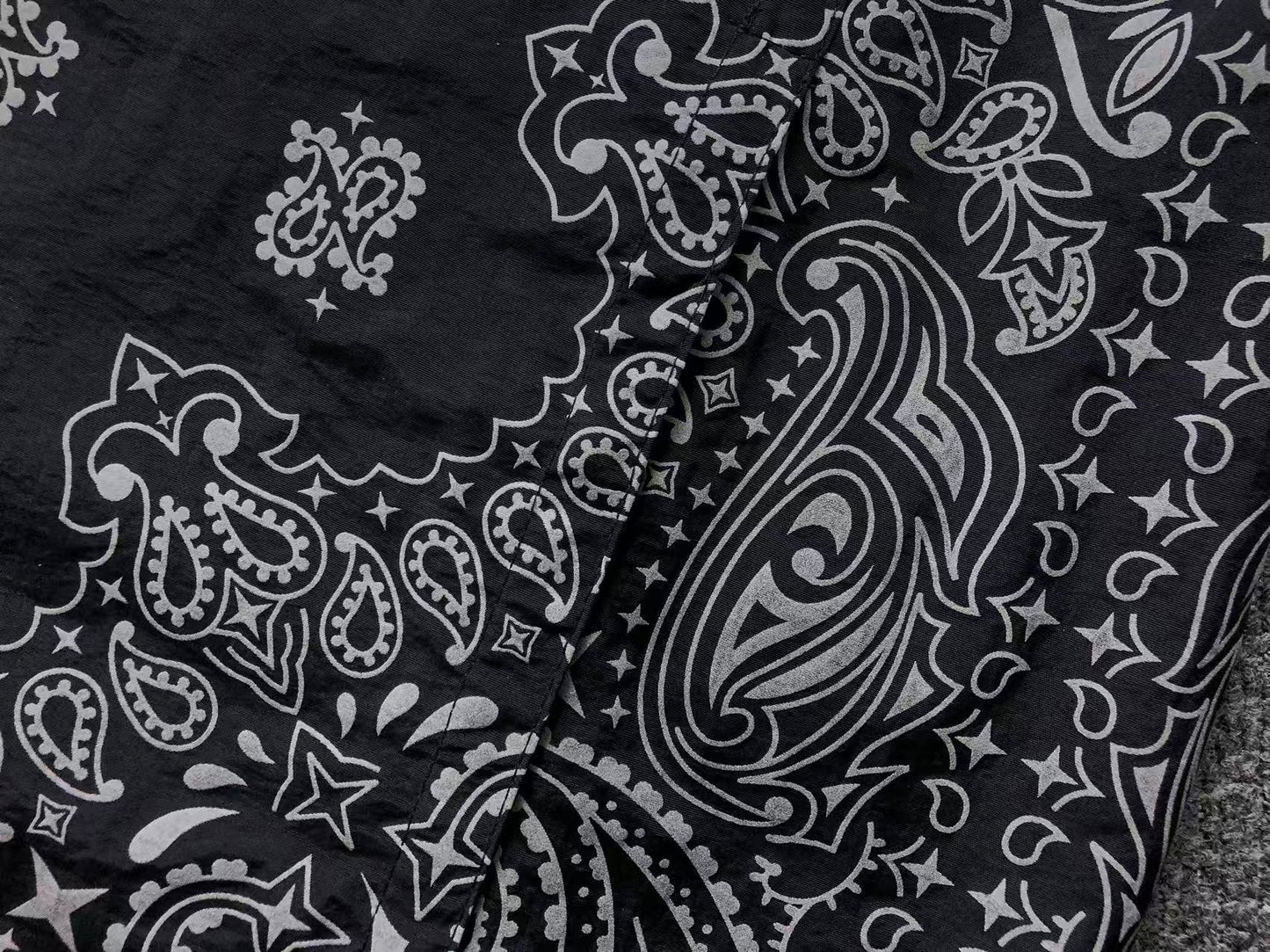 Campera Supreme Reflective Bandana Anorak Negra