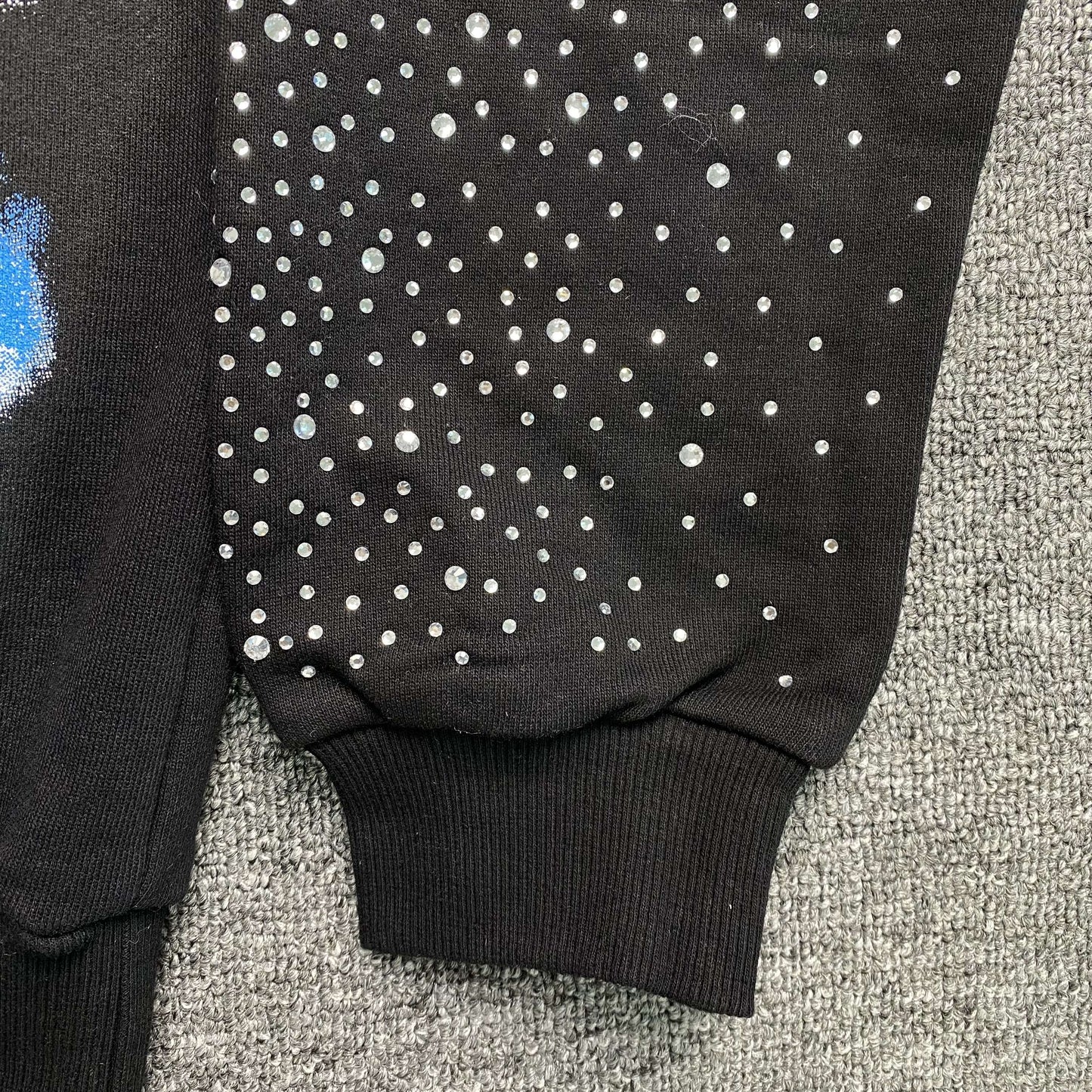 Buzo Mixed Emotion Fallen Angels Rhinestone Negro