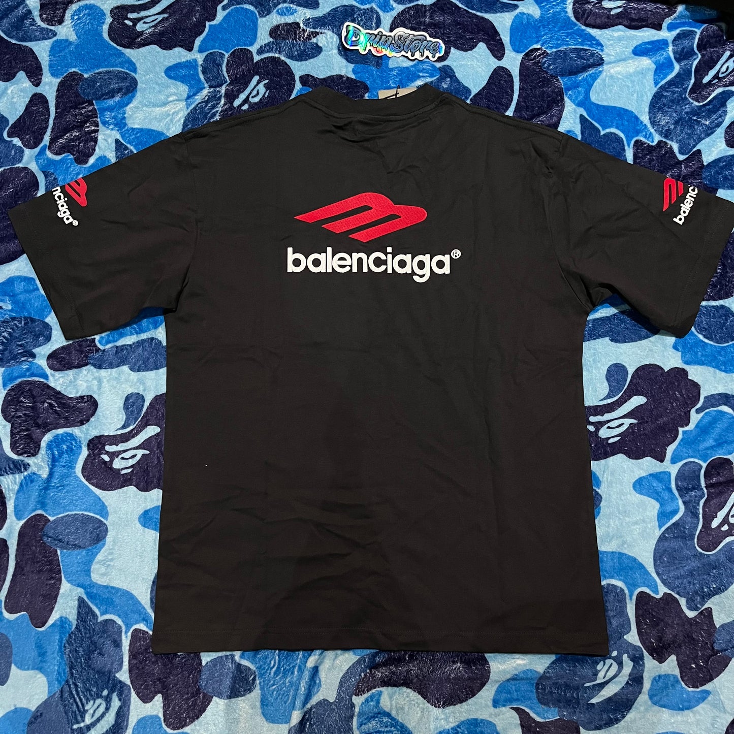 Remera Balenciaga 3B Sports Icon Negra