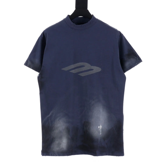 balenciaga-3b-stencil-t-shirt-blue-Drip Store Argentina