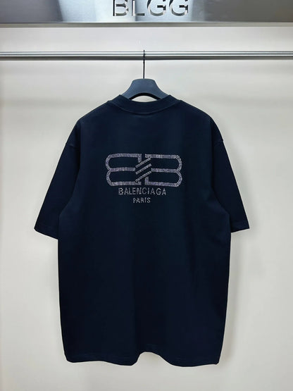 balenciaga-bb-paris-strass-t-shirt-black-Drip Store Argentina