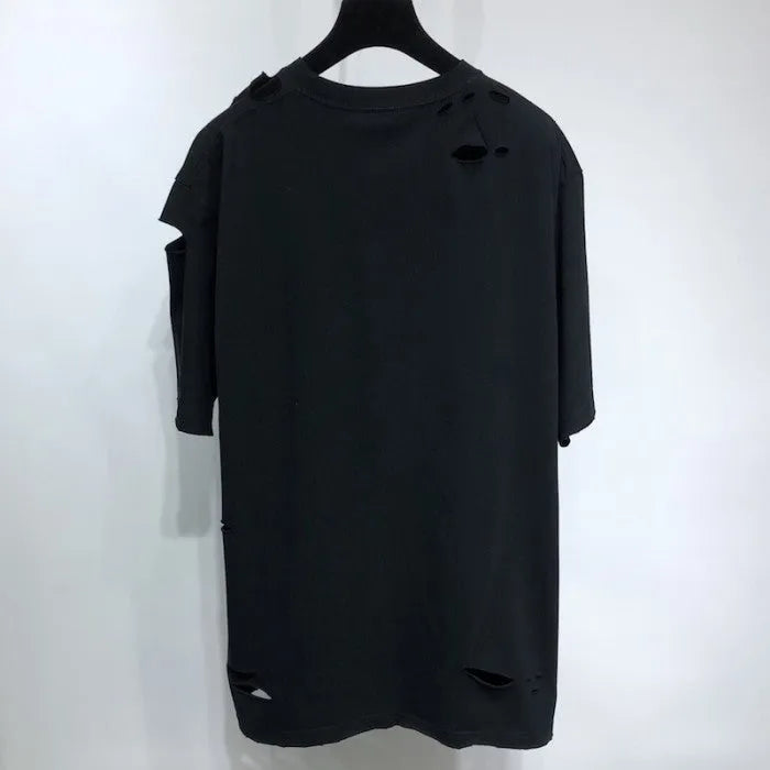 balenciaga-caps-destroyed-flatground-t-shirt-black-5-Drip Store Argentina