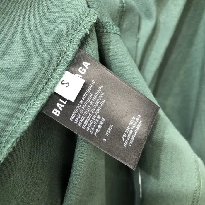 balenciaga-caps-destroyed-flatground-t-shirt-green-4-Drip Store Argentina