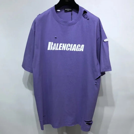 balenciaga-caps-destroyed-flatground-t-shirt-purple-Drip Store Argentina