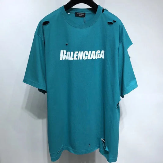 balenciaga-caps-destroyed-flatground-t-shirt-sky-blue-Drip Store Argentina